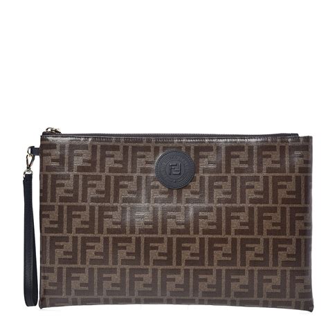 fendi flat pouch large